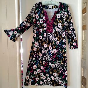 BOHO FLOWERED SHEATH by Ivy and Crown. SIZE 10.